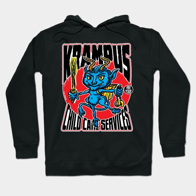 Krampus Child Care Services Hoodie by eShirtLabs